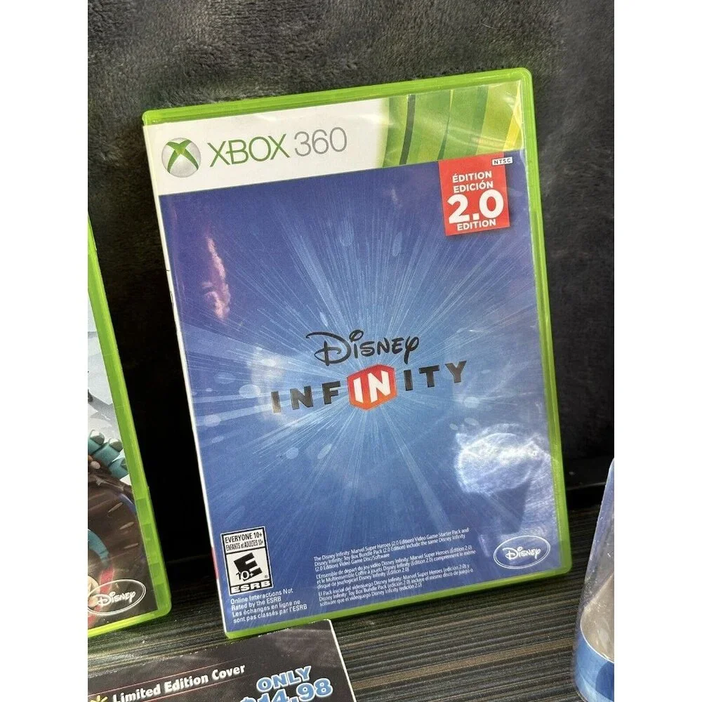 Disney Infinity Xbox 360 Jasmine Rapunzel‎ Anna Ronan Book Discs Figures Games